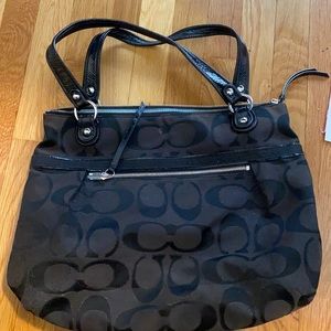 Black coach bag
